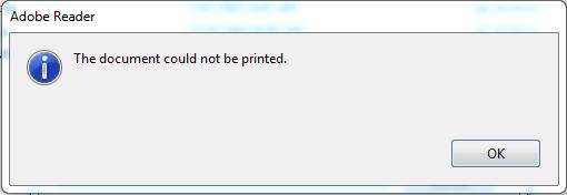 Cant print